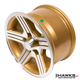 1988-1990 Camaro IROC-Z 17x9 Wheel Set, Set of 4, Gold, Wheels Only, Hawks Restoration Parts (HT179IROCZGOLD