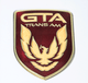 87-90 Trans Am GTA Front Bumper Emblem, Flame Red 