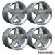 1987-1992 Firebird 18x10 R15 Firehawk Style Wheel Set, Set of 4, Big Brake Capable, Will Fit 1982-1992 Camaro / Firebird As Well Hawks Reproduction HM1810R15SET