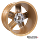 1985-1987 Camaro IROC-Z 17x9 Wheel Set, Set of 4, Gold, Wheels Only, Hawks Restoration Parts HT179IROCZGOLD-85 Back