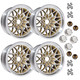 1978-81 Camaro/Firebird 17x9 Cast Aluminum Gold SnowFlake Wheel Kit