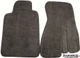 Hawks Ebony Black no-logo front carpet floor mats for 2000-2002 Camaro and Firebird coupes