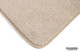 Driver and passenger Neutral Tan ACC carpet floor-mat pair