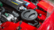  Supercharger heat-exchanger coolant reservoir fitment and installation-detail view