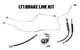 82-02 F-Body Hawks 8.8 Hard Brake Lines