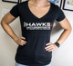 Hawks Motorsports Women V-Neck T-Shirt