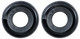 Rear coil spring isolator pair detail for 1993-2002 Camaro / Firebird rear suspension
