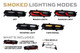 2014-2019 Corvette C7 XB LED Plug & Play Tail Lights SMOKED PAIR, Morimoto LF754