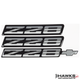 82-87 Camaro Z28 Tri-Color Gray Emblem Set, New Aftermarket (Z28EMBTRICOLORSILVER)