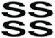 1996-2002 Camaro SS Emblems Set of 3 Chevy Bowtie & Front Emblem, The Parts Place