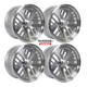 1982-1992 Camaro Firebird 17x9 Silver Formula Wheel Kit, Set of 4, Includes Center Caps and Lug Nuts, Hawks Restoration Parts HT179FORMULA-KIT 