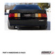 HM8292WB.V2-RACE Race V2 wickerbill for 1982-1992 Camaro: rear view of Race V2 extension installed on a black Camaro.