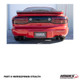 HM9302FBWB-STEALTH Stealth wickerbill for 1993-2002 Firebird Formula: rear view of Stealth extension installed on a red Firebird Formula.