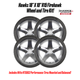  1982-1992 Camaro Firebird 18x10 R15 Wheel Kit with Nitto NT555 G2 Tires, Set of 4, Mounted and Balanced, Hawks Reproduction HT1810R15WTKIT