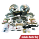 1955-1959 Chevrolet 3100 Front Disc Brake Conversion Kits, Legend Series, Master Power Brakes (DB1753