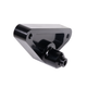 Small Block Chevy Smog Pump Delete Pulley & Bracket, Billet Aluminum, Black, Hawks Motorsports