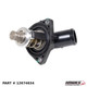 12674634: Side view of the mounting flange and thermostat spring