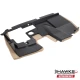 Driver-side under-dash closeout panel for a 1990-1992 Chevrolet Camaro and Pontiac Firebird, part HM10202937