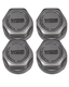 87-92 WS6 NEW Silver with Silver Medallion Wheel Center Caps, Set of 4, Reproduction
