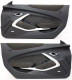 2017-2024 Camaro ZL1 Driver & Passenger Side Door Panel Suede Red Stitching USED OEM GM