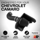 Exploded view of the K&N 30-3092 Camaro SS intake tube, black DRYFLOW filter and heat shield