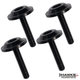 1998-2002 Camaro/Firebird Titanium Lower Air Box Hardware Kit, Black Finish, Set of 4, Hawks Motorsports