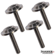Silver lower air-box hardware set for 1998-2002 Camaro and Firebird from Hawks Motorsports