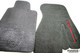 Camaro lettering and red SS embroidery on a Graphite Dark Gray front floor mat