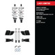  LK01-GMT05 Lowering Kit, 99-06 Silverado/Sierra 1500 2WD, Short Bed, QA1