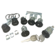 86-92 Camaro Doors, Trunk, Stowage, Floor & T-Tops Lock Cylinder Set w/ GM Keys