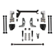 73-87 C10 Detroit Speed QuadraLink Rear Suspension Kit - Single Adjustable Shocks - Weld-In Axle Brackets 041751-SDS