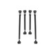 67-72 C10 Detroit Speed QUADRALink Rear Suspension Kit - Single Adjustable Shocks - Bolt-in Axle Brackets 041753-SDS