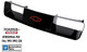 Gloss black reproduction front grille with red Chevrolet Bowtie for 1991-1992 Camaro Z28 models