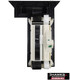 Hawks Restoration Parts 8489ATMSP automatic shifter plate with white text for a 1984-1989 Chevrolet Camaro view of underside.