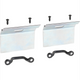 20292752 - 1982-92 Camaro/Firebird T-Top Stowage Retainer Bracket and Hook Set Mounts to Tail Panel w/Hardware, OER