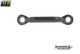 The retainer hook is manufactured from stamped steel to match the original design. It is a practical restoration part for T-Top cars where the storage bag cannot be properly secured because the original hook is missing or damaged.
