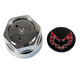 Installs on the chrome finish plastic hex head cap.
