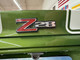 1970-1973 Camaro rear spoiler emblem.
Mounts to the low style and high style rear spoiler.