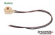 Auveco WE350 License Plate Lamp / Side Marker Light Socket Pigtail 90 Degree
