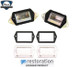 1970-1973 Camaro Rear License Plate Lamp Kit Pair Classic Headquarters W-016