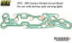 1970-1981 Camaro Instrument Cluster Printed Circuit Board for Warning Light Dash, Without Gauges, OER - 8901670