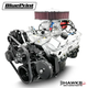 GM Small Block Compatible 350 c.i. Engine - 341 Horsepower - Deluxe Dressed - Black Pulley Kit - Carbureted, BluePrint Engines (BP350CTCK) Hawks Motorsports