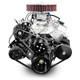 GM Small Block Compatible 350 c.i. Engine - 341 Horsepower - Deluxe Dressed - Black Pulley Kit - Carbureted, BluePrint Engines (BP350CTCK) Hawks Motorsports