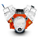 GM Small Block Compatible 400 c.i. Engine - 500 Horsepower - Long Block, BluePrint Engines (BP4002CT1) Hawks Motorsports
