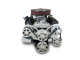GM Small Block Compatible 383 c.i. Engine and 700R4 Automatic Transmission - 436 Horsepower - Standard Edition Builder Series - Polished Pulley Kit - Fuel Injected, BluePrint Engines (B383FK700) Hawks Motorsports