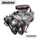 GM Small Block Compatible 383 C.I. Deluxe Dressed - Low Profile - Polished Pulley Kit - Carbureted, BluePrint Engines (BP38318CTCKV) Hawks Motorsports