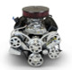GM Small Block Compatible 383 C.I. Standard Edition - 700R4 Automatic Transmission 4WD Ready - Polished Pulley Kit - Fuel Injected, BluePrint Engines (B383FK4WD) Hawks Motorsports