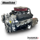 GM Small Block Compatible 383 c.i. Engine and 700R4 Automatic Transmission 4WD Ready - 405 Horsepower - Truck Edition Builder Series - Polished Pulley Kit - Carbureted, BluePrint Engines (B383K4WD) Hawks Motorsports