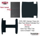 1974-1981 Camaro Firebird Trans Am Foam Backed Black Perforated Vinyl Headliner Material, Material Only, Acme - C-HLO-7-6A
