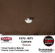 Key Features
Tailored five-bow suspended headliner
Brown Premier Perforated Vinyl
Acme material code PRP1185
Camaro-specific 70-1413 headliner pattern
Alternate Acme catalog number 70-1413-33P
Manufactured using an original factory-style pattern
Pre-sewn listings for the five original bows